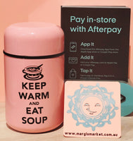 350ml - Soup Thermos with Spoon - Various Designs & Colours