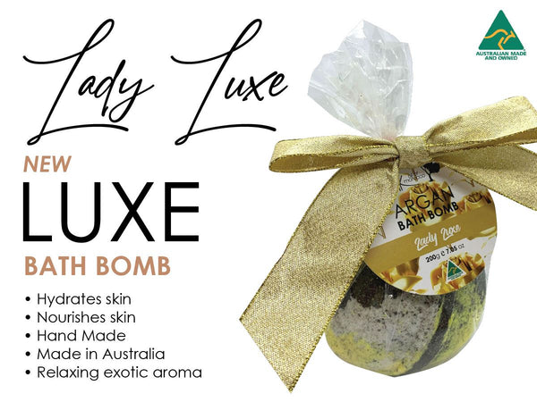 Luxe Argan Infused Bath Bombs