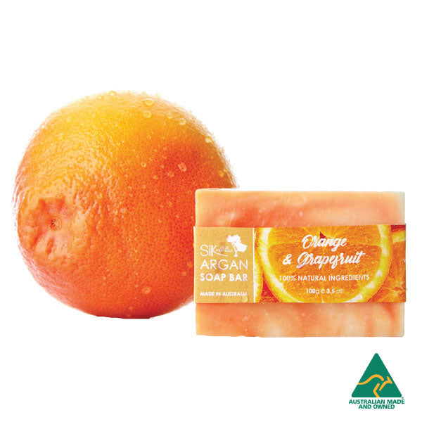 Orange & Grapefruit ♡ Argan Soap Bar